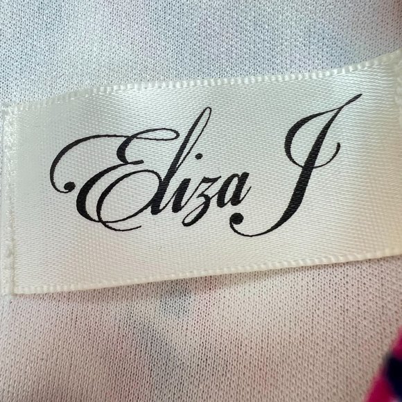 Eliza J Size 4 Floral Print Belt Fit & Flare Dress - Picture 7 of 7